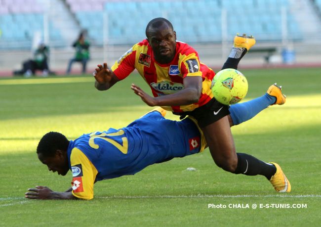 Face à Al Merrikh, Yannick N'Djeng n'a pas eu le même succès que face au Cosmos FA du Cameroun. (Photo CHALA)