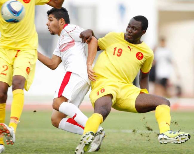 Zied Ounelli et ses jeunes coéquipiers ont qualifié la Tunisie pour la CAN U23 au Sénégal. (Photo Orange Foot)