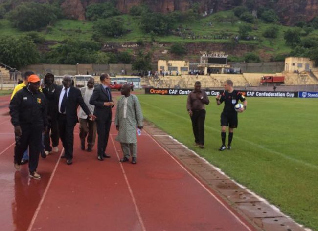 Match arrêté à Bamako en raison de la forte pluie. (Photo Nafaa Ben Achour - FB)