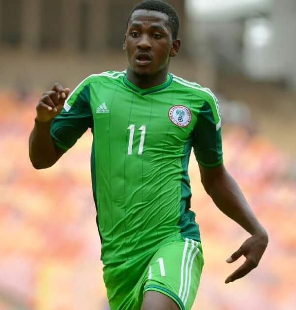  جونيور أجايي مهاجم المنتخب النيجيري لأقل من 23 سنة. - الصورة : سوكر بلتز نت