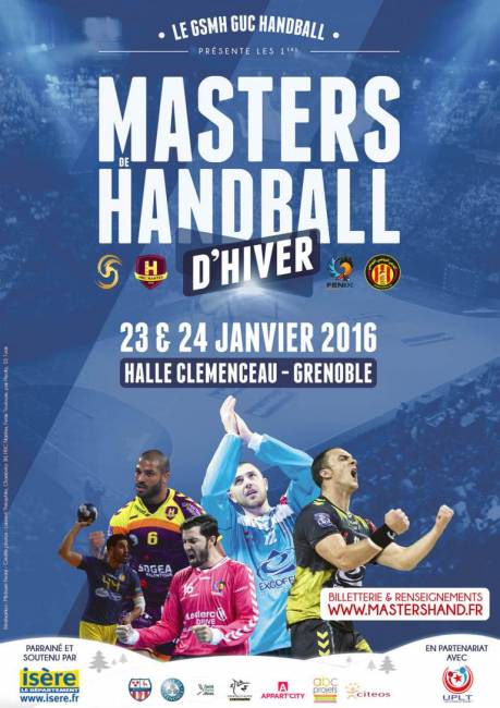 Après le Vendée Hand Trophée, les Sang et Or au tournoi international Masters de Handball d'hiver à Grenoble. (Photo mastershand.fr)