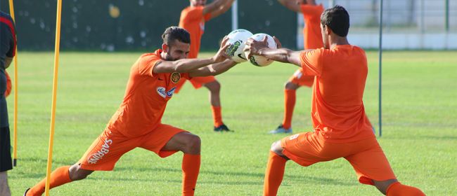 Les Sang et Or à l'entraînement. (Photo est.org.tn)