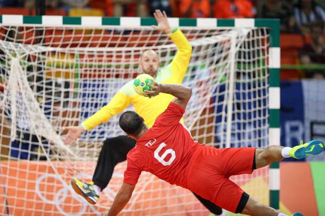 Tunisia flipped the tables in the second half before ultimately losing to Olympic title holders France. (IHF Photo)