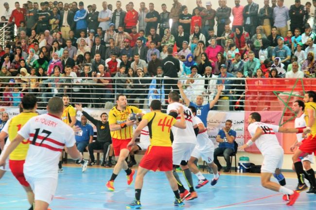 Espérance take on Zamalek in African Handball Champions League semi-final. (CAHB Photo)