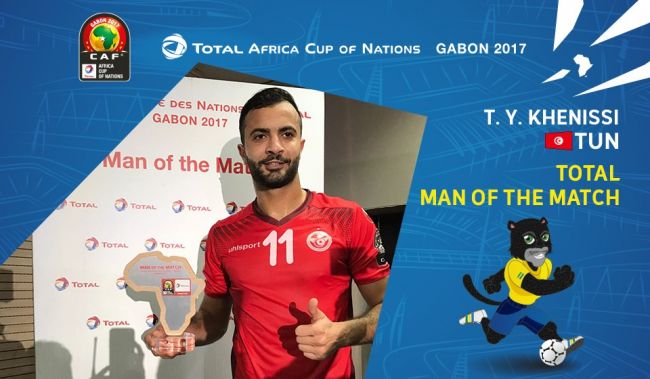 Taha Yassine Khenissi nominated for Best Player based in Africa. (CAF Online Photo)