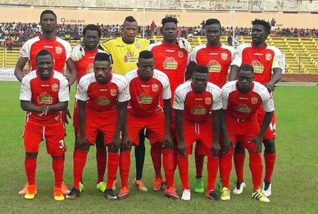 Horoya AC victorieux face à FC Platinum. (Photo GuineeFoot.info)