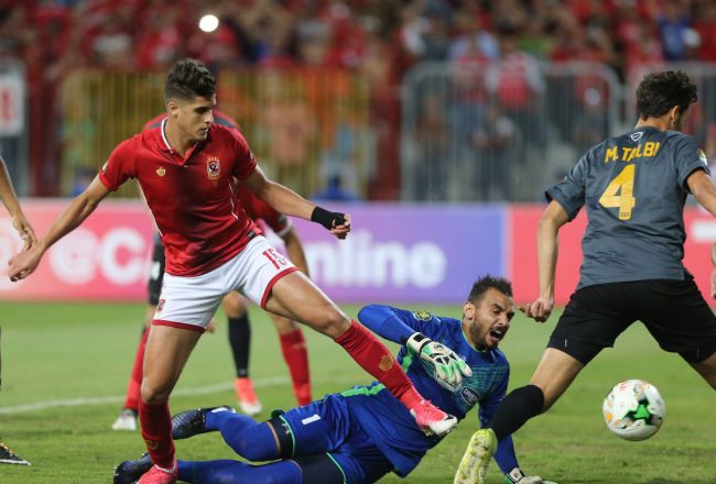 Talbi sera absent face à Al Ahly en Champions League. (Photo Nile Sports)