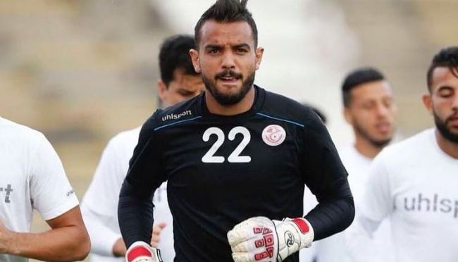 Le gardien Moëz Ben Chérifia en sélection nationale tunisienne. (FTF)