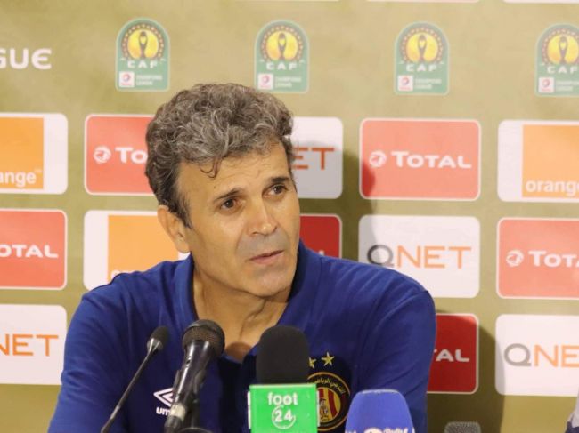 Khaled Ben Yahia : "Nous avons bien préparé le match mais étions bien conscients de la difficulté de la tâche au plan technique et tactique". Photo | CAF Online