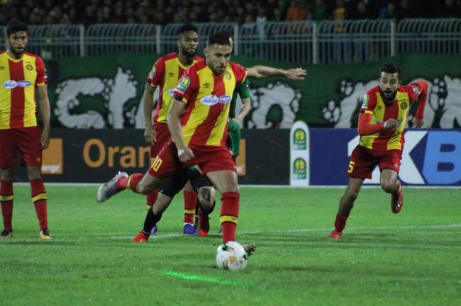 Mohamed Youcef Belaïli converts from the penalty spot. Photo | Espace Manager