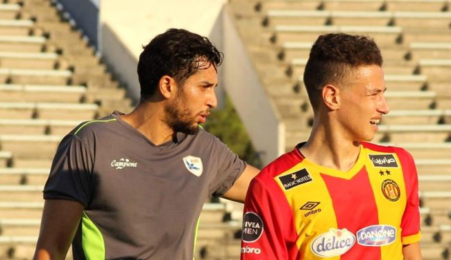 Zied Berrima face à l' AS Soukra en amical le 20 juillet 2019 à El Menzah. (Photo est.org.tn)