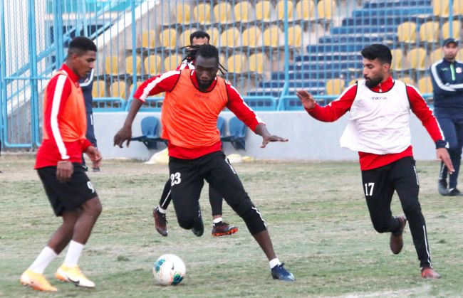 Ibrahim Ouattara, désormais joueurs d'Al Ahly Libyen SC, affrontera l'Espérance de Tunis au prochain tour de la CAF Champions League 2021. (Photo Al Ahly Ly SC)