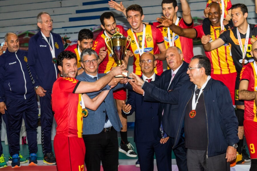 African Champions Esperance of Tunisia. Photo | CAVB