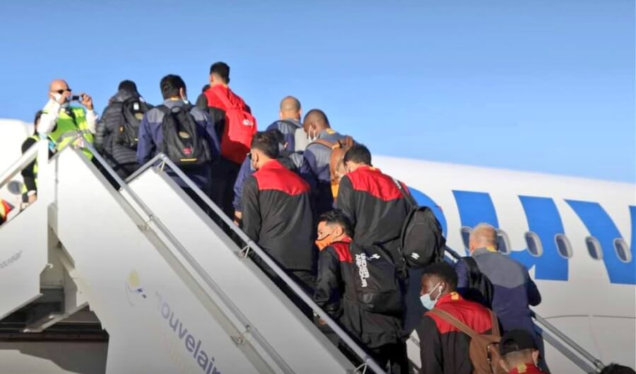 Les Sang et Or prennent l'avion pour se rendre à Benghazi en Libye où ils affronteront Al Ittihad SC en Ligue des champions d'Afrique. (Photo est.org.tn)