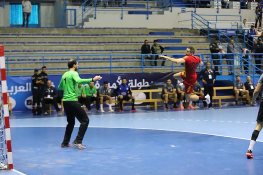 الترجي يواجه الحمامات في نهائي البطولة العربية للأندية البطلة. صورة الإتحاد العربي لكرة اليد