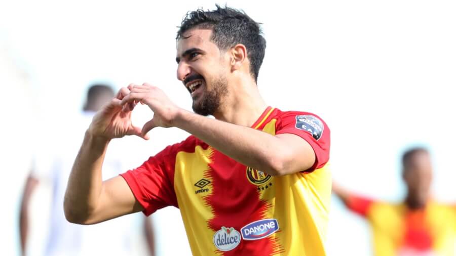 Ben Romdhane struck a first half hattrick as Esperance saw off Botswana debutants Jwaneng Galaxy 4-0. Photo | CAF Online