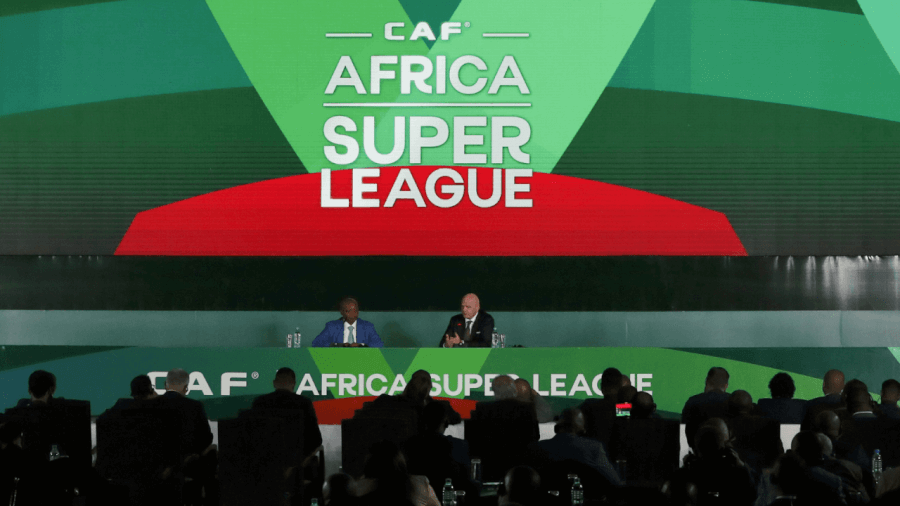 Lancement de la Super Ligue Africaine en présence du président de la Fifa, Gianni Infantino. (Photo CAFOnline.com)