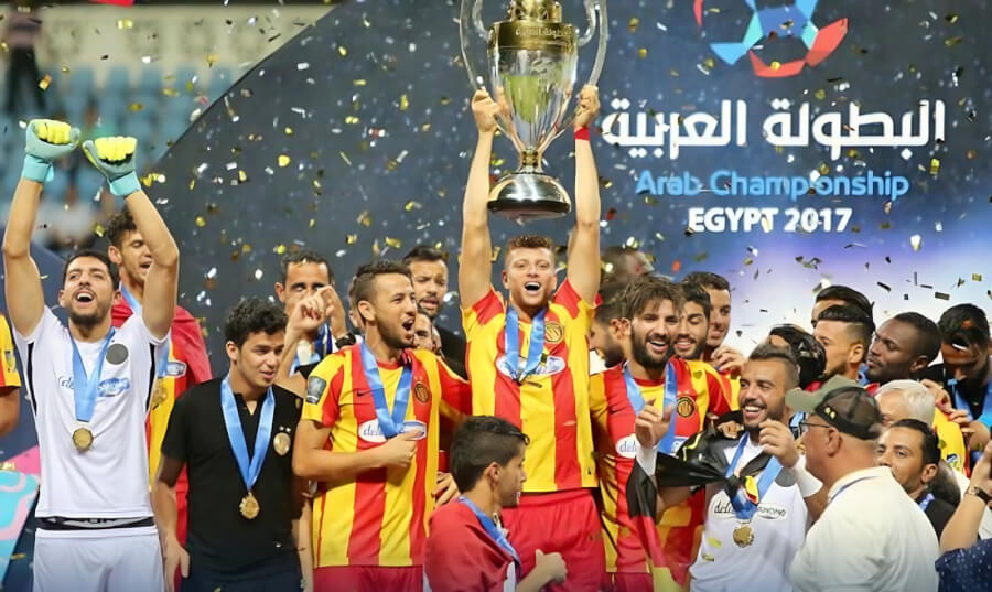 L'Espérance de Tunis vainqueur du championnat arabe des clubs en 2017, participera cette année à la King Salman Club Cup. (Photo @UAFAAC)