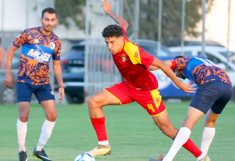 Wael Derbali lors du match amical de préparation face à l'AS Soukra disputé le 27 juillet 2024 au Parc B. (Photo est.org.tn)