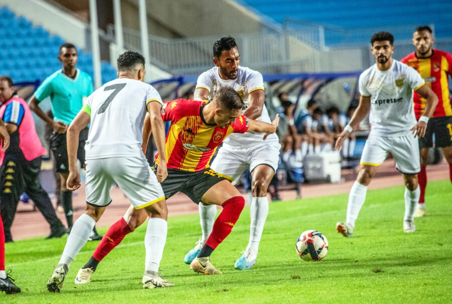 Mootez Zaddem lors du match nul 0-0 face au CA Bizertin, le 26 octobre 2024 au stade de Radès. (Photo @cabizertin)