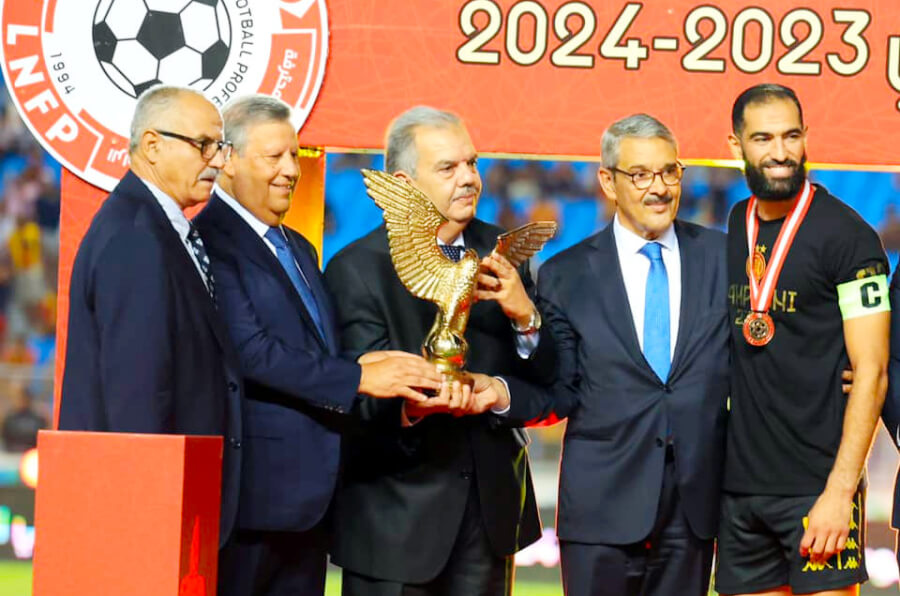 L’Espérance de Tunis championne de Tunisie 2023-2024. (Photo FTF)