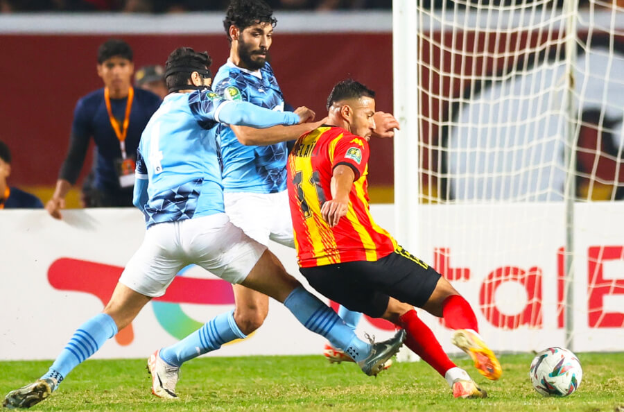 Youcef Belaïli scored an exceptional goal against Pyramids FC in a CAF Champions League match on December 14, 2024 at Radès stadium. (Photo CAFOnline.com)