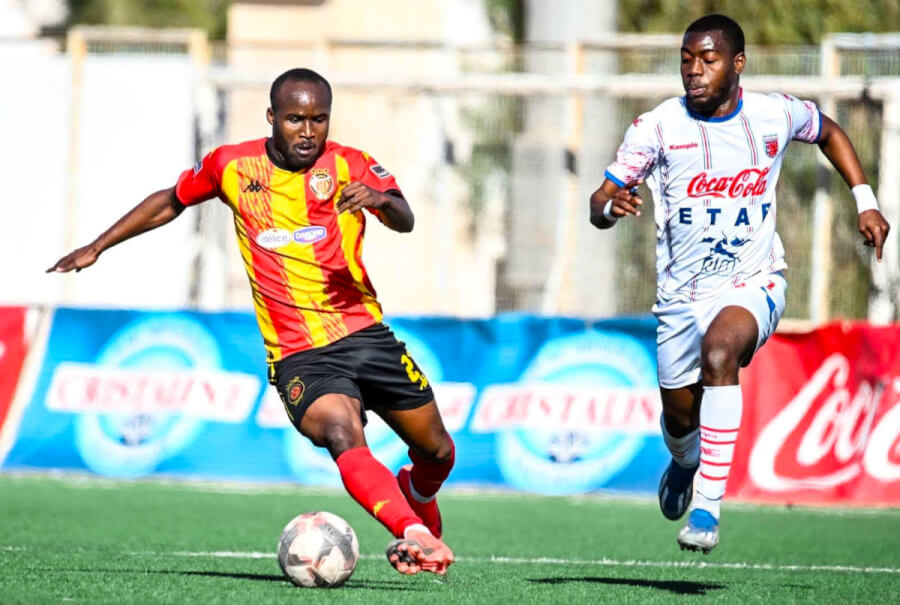 Abdramane Konate during the match against US Tataouine, on January 29, 2025 at the Najib Khattab stadium in Tataouine. (Photo Taraji+)