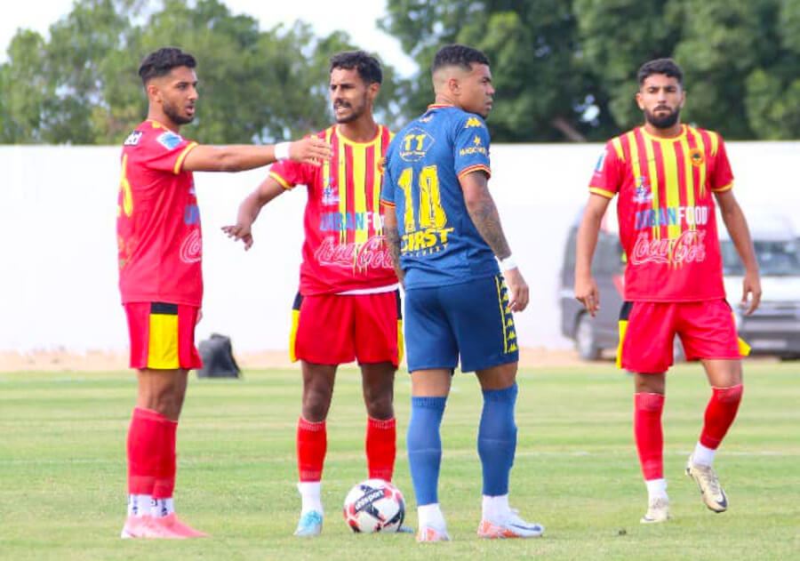 Yan Sasse during the match against ES Zarzis at the Abdessalem Kazouz stadium on October 20, 2024. (Photo @ESdeZarzis)