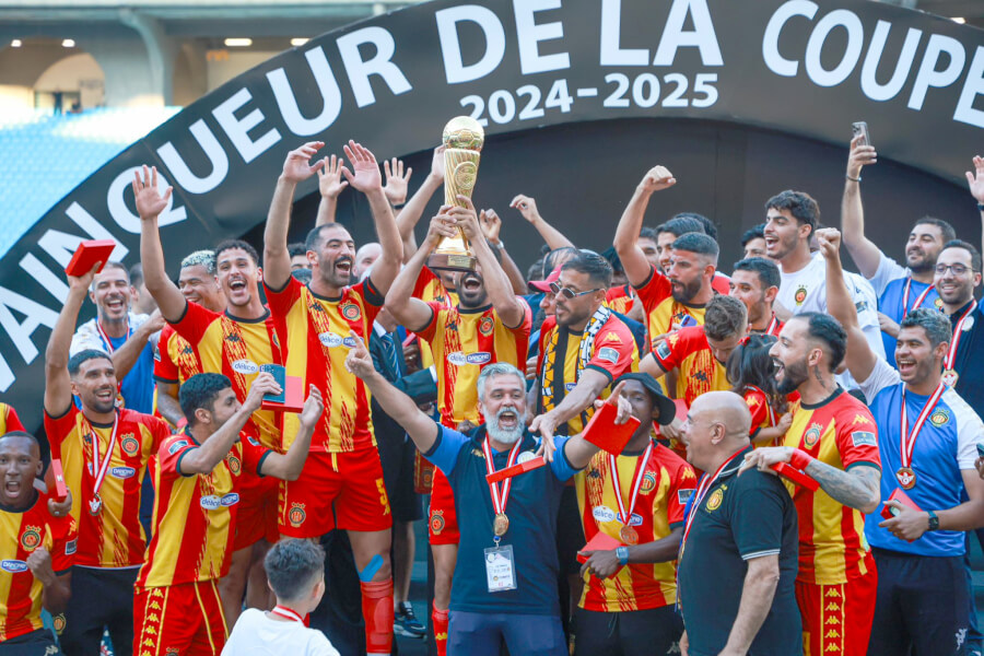L'Espérance de Tunis remporte la Coupe de Tunisie 2024/2025. (Photo est.org.tn)