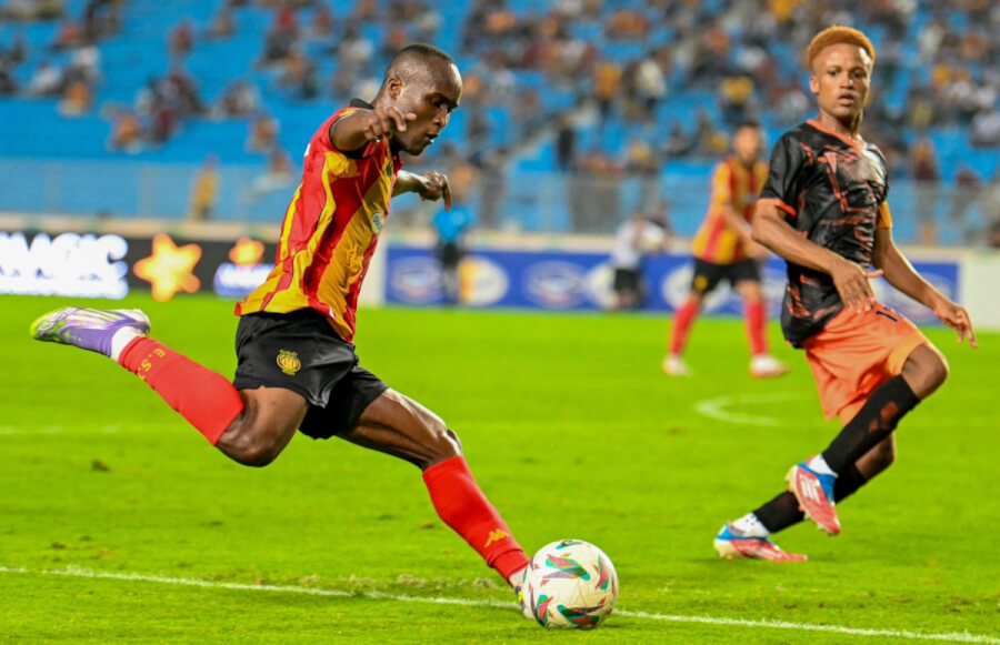 Abdramane Konaté lors du match face à ASFAN du Niger le 27 septembre 2025 au stade de Radès. (Photo est.org.tn)