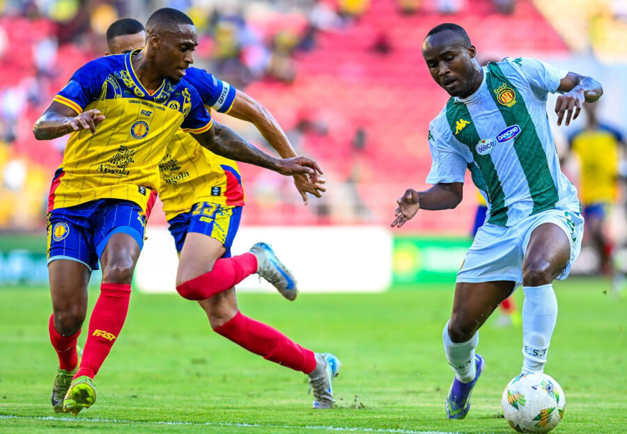 Abdramane Konaté lors du match face à Petro de Luanda au stade du 11 Novembre. (Photo Taraji+)