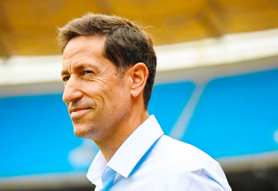 Le coach Pablo Franco Martín satisfait de son premier match avec l'Espérance de Tunis. (Photo est.org.tn)