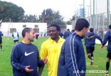 Hammi et Eneramo en pleine conversation à l'entraînement. (Photo MSM)