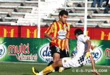 Naoufel Youssefi contre le CA Bizertin, le 7 décembre 2007. (Photo CHALA)