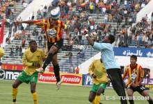 Moïne Chaâbani auteur des troisième et quatrième buts espérantistes face à l'US Masseda, le 10 mai 2008. (Photo CHALA)