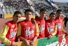 Quelques jeunes joueurs de l'Espérance présents à El Menzah. (Photo CHALA)