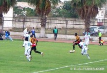 L'Espérance de Tunis disputant un match amical contre le SA Menzel Bourguiba. (Photo MSM)