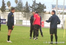 Entraînement de l'équipe professionnelle au Parc B. (Photo MSM)