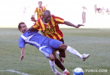 Henry Bienvenu contre Al Hilal du Sahel yéménite, le 27 décembre 2008. (Photo CHALA)