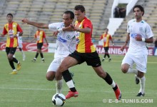 Youssef Msakni lors du match contre l'AS Kasserine, le 8 août 2009 à El Menzah. (Photo CHALA)