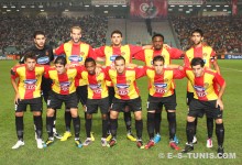 La formation sang et or ayant donné la réplique à l'ES Sétif en Ligue des champions, le 11 septembre 2010 à Radès. (Photo CHALA)