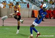 Kamel Zaïem face à Al Ahly, le 4 août 2007 à Radès. (Photo CHALA)