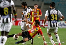 Khaled Korbi face au CS Sfaxien, le 21 octobre 2010 à Radès. (Photo CHALA)