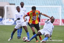 Oussama Darragi lors du match de ligue des champions face à l'ASPAC du Bénin, le 19 mars 2011 à Radès. (Photo CHALA)
