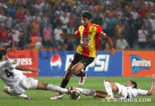 Le MCA n'a pas réussi à l'EST, contrairement à Sétif en CL 2010, en dépit du but précoce de Darragi ! (Photo CHALA)