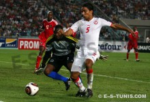 llagui, auteur d'un doublé, a mené la Tunisie vers la victoire face au Mali 4 - 2 (Photo CHALA)