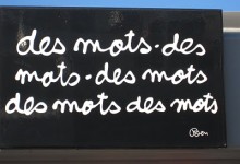 Des mots avant les débats foot ! (Photo : jardindemariposa.free.fr)