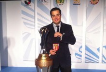 Riadh Bennour, représentant officiel de l'Espérance de Tunis au Tirage au sort de la Coupe du Monde des Clubs Japon 2011. (Photo Fifa.com)