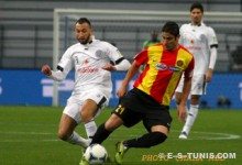 Majdi Traoui contre Al-Sadd du Qatar en Coupe du Monde des clubs, le 11 décembre 2011. (Photo CHALA)