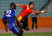 Khaled Ayari auteur du but de L'Espérance de Tunis face au Dynamos FC (1 - 1). (Photo CHALA)